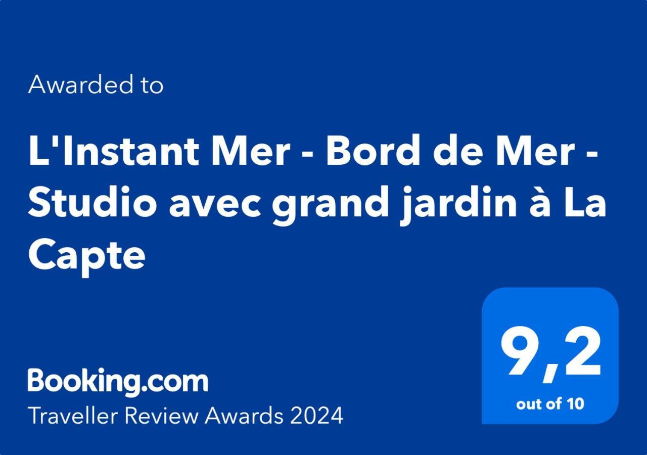 L'Instant Mer - Bord De Mer - Studio Avec Grand Jardin A La Capte Єр Екстер'єр фото